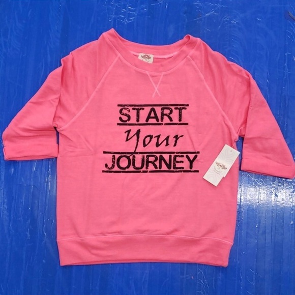 Pink Lotus “Start Your Journey” Sweater - Picture 5 of 5